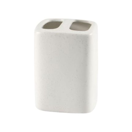 WHITE DOUBLE TOOTHBRUSH HOLDER (36 PCS/CARTON) B35-9
