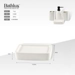 WHITE SOAP DISH (36 PCS/CARTON) B35-10 - Image 2