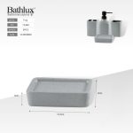 GREY SOAP DISH (36 PCS/CARTON) B35-13 - Image 2