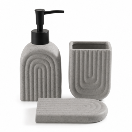 3-PIECE BATHROOM ACCESSORY SET (12 PCS/CARTON) B35-22