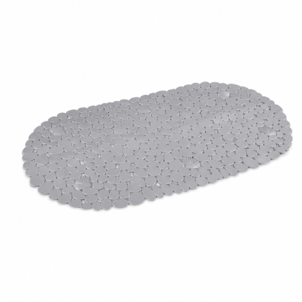 GREY OVAL BATH MAT 69×35 CM (24 PCS/CARTON) B35-27