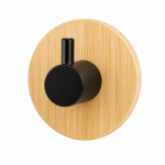 BLACK BAMBOO WALL HOOK (1 HOOK) (144 PCS/CARTON) B35-29