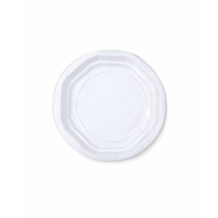 19 CM PLASTIC PLATES – 50 PCS/PACK (60 PACKS/CARTON)