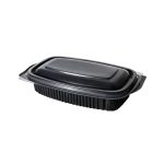 BLACK 500CC OVAL MICROW 50*10+LID