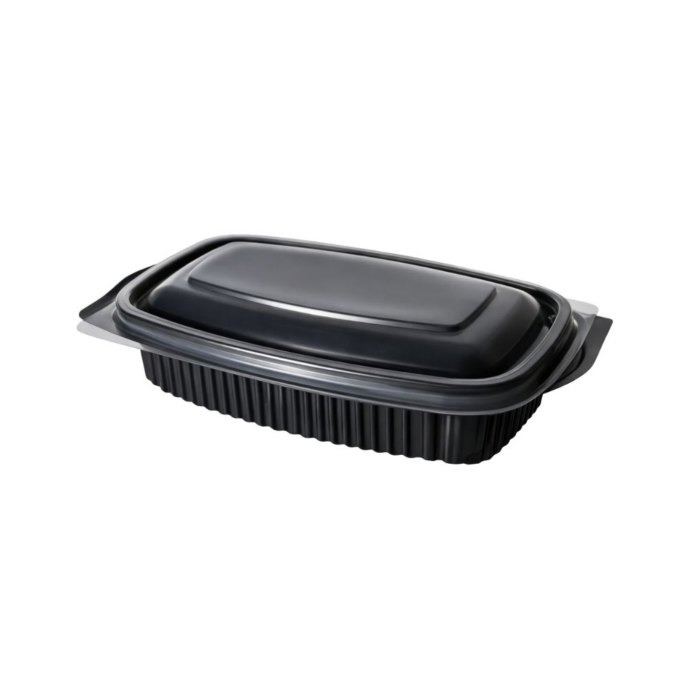 A640 (BLACK 500CC OVAL MICROW ) BLACK 500CC OVAL MICROW 50*10+LID - Figura 1